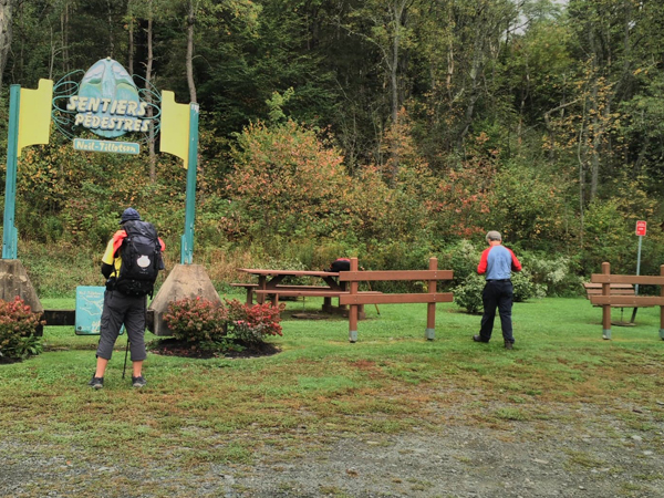Départ sentier Tillotson